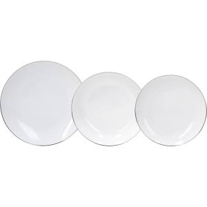 Tognana Сервиз за хранене metropolis fascetta platino, 18 части (me070181801a)