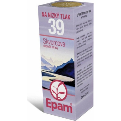 Epam 39 pri nízkom krvnom tlaku 50 ml