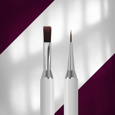 Staleks obojstranný štetec Exclusive gel 10mm / liner 10mm