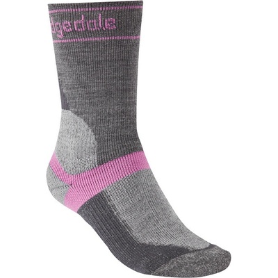 Bridgedale MTB Winter Weight T2 Merino Sport Boot dámske ponožky sivá/ružová
