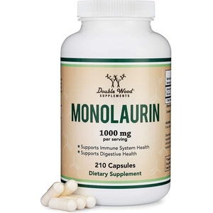 Double Wood Supplements Monolaurin/ Монолаурин, 210 капсули Double Wood (PACO5 DW)