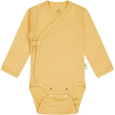 Bio Baby Боди Bio Baby - органичен памук, 62 cm, 3-4 месеца, жълто (97222111)