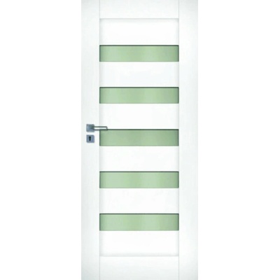 Naturel Interiérové dvere Accra pravé 60 cm biele ACCRACPLB60P