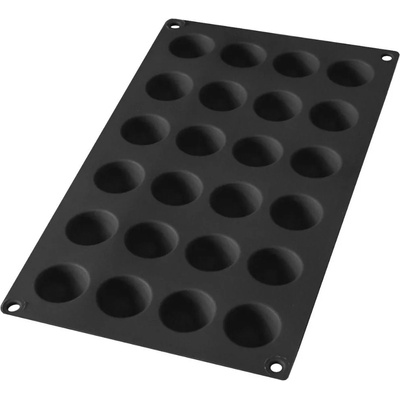 Lékué Форма за десерт 30 см, мини полусфера, черна, Lékué (LKE0620220N01M022)