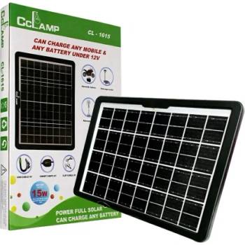 Image 1 of Соларен панел CcLamp CL-1615, 16V / 9V / 6V, - 15W, зарежда GSM и акумулатори