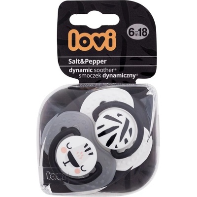 LOVI Salt&Pepper Dynamic Soother от LOVI за Деца Залъгалка 2бр