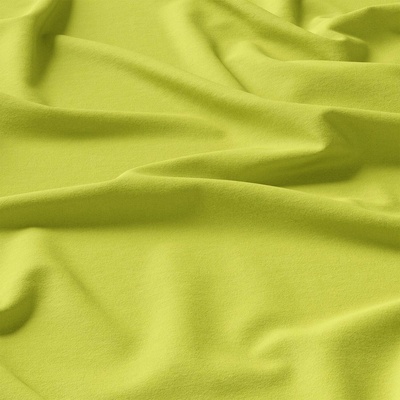 Jednobarevná bavlněná látka, 125 g/m², šíře 160 cm, citron