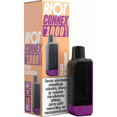 RIOT Connex 1000 Peach Blackberry 10 mg