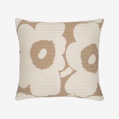 Marimekko Vankúš Unikko béžový vrátane výplne 60x60