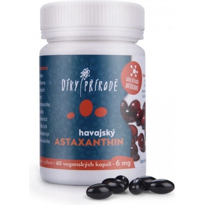 Díky Přírodě Havajský astaxanthin 6 mg 60 tabliet