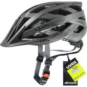 uvex i-vo cc bicycle helmet, black smoke matt, 52-57 cm - S413423 (S413423)