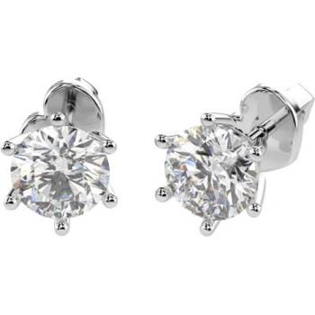 Cara Diamanti Дамски обеци от бяло злато с диаманти 1.0Ct Cara Diamanti K102-10151W(5.1) (K102-10151W(5.1))