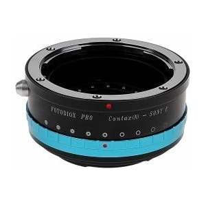 Fotodiox Pro Iris Lens Mount Adapter Compatible with Contax N Lenses on Sony E-Mount Cameras - CntxN-SnyE-Pro