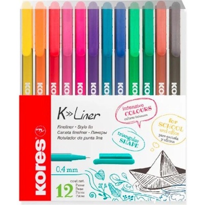 Kores K-Liner Sada 12 barev