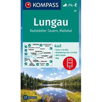 67 Longau, Radstädter Tauern, Maltatal 1: 40 000 KOMPASS