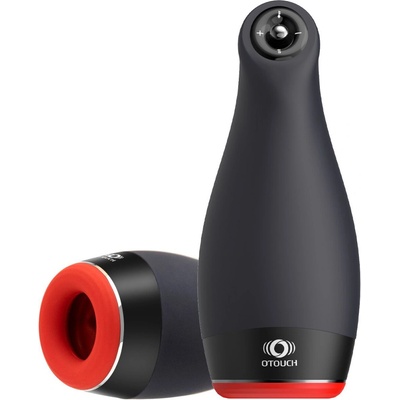 Otouch Pleasure Engine Warming Thrusting & Vibrating Masturbator Black