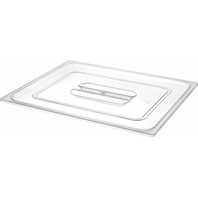 Veko pre polykarbonátové nádoby GN 2/1 priehľadné 65 x 53 cm 864098H