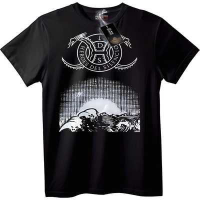 NOONEBRAND Тениска Heroes del Silencio вълна - 2XL, White