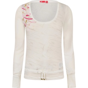 PUMA Ls Graphic Top Womens - White