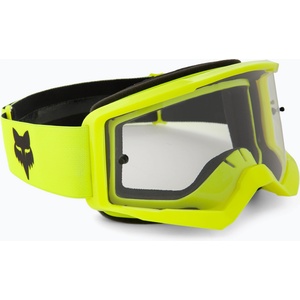 FOX Предпазни очила за колоездене Fox Racing Main Core fluorescent yellow/clear