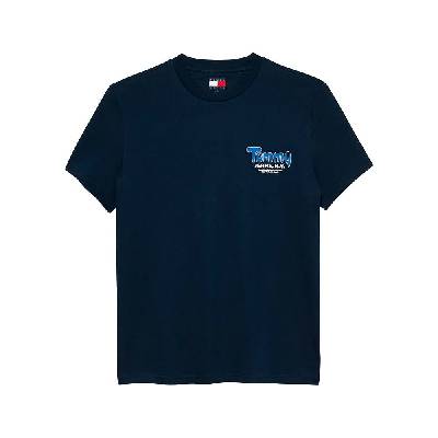 Тениска Tommy hilfiger DM0DM22049 short sleeve T-shirt - Blue (Blue C1G)