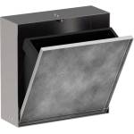 Hansgrohe XtraStoris Rock - Скрита кошница за отпадъци 4 л, матирана стомана 56089800 (56089800)