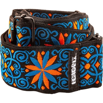 Dunlop JH25 Hendrix Blacklight Fillmore Blue Колан за китара (JH25)