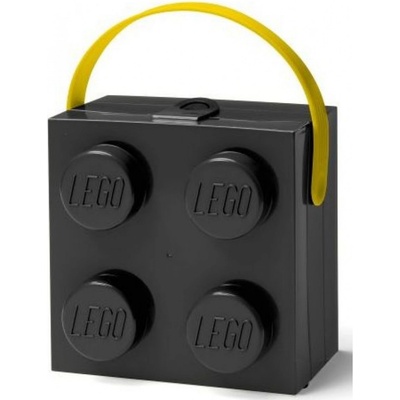 Lego Lunchbox kocka s rukoväťou 40240006 čierna