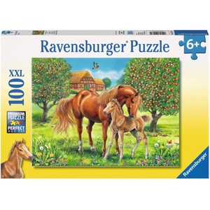 Ravensburger - Puzzle Horses in the field XXL - 100 piese