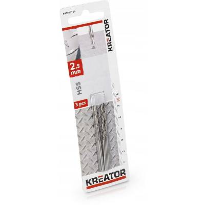 Kreator Vrták do kovu 2,5 mm HSS KRT010104