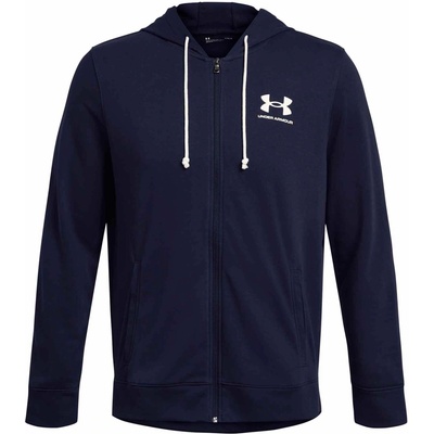 Under Armour Rival Terry LC FZ tmavo modrá