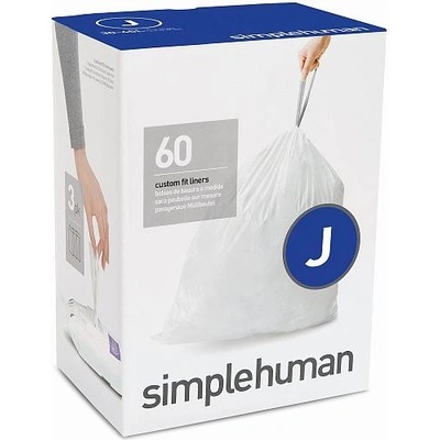 Simplehuman Sáčky 30-45 L typ J zatahovací 3 x 20ks 60 sáčků 30 µm CW0259