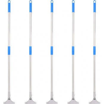 vidaXL Дръжки за чистачки за под 5 бр 119, 5 см стомана и пластмаса (4008375)