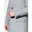 Ombre Clothing pánský kabát C432 šedý