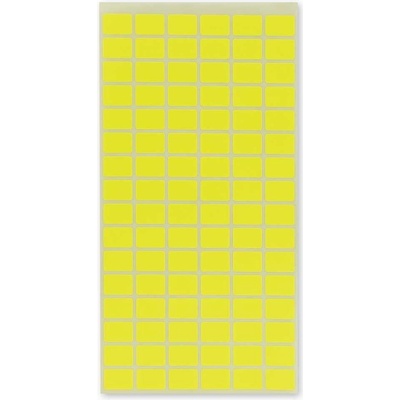 Spree Етикети 12/18 мм, 96 бр. на лист, 10 л. , жълт (3800884121672)