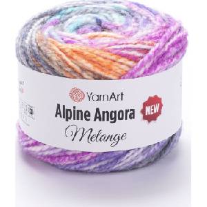YARNART Alpine Angora Melange "New 6415 Плетива прежда (Alpine Angora Melange New 6415)