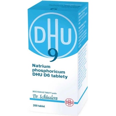 Schüsslerove soli Natrium phosphoricum DHU D6 200 tabliet