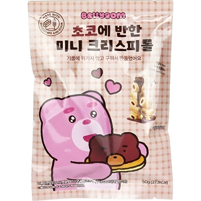 Bellygom Chocolate Mini Crispy Roll 50 g