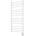 Vertaduro - банен радиатор с термостат SIMONE 400 W 114 x 50 см бял (VR0019)