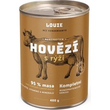 Louie Dog hovädzie s ryžou 400 g