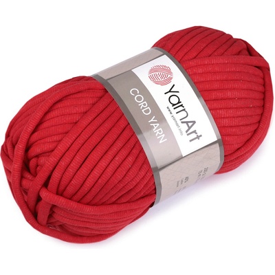 Pletací příze Cord Yarn 250 g červená 1 ks