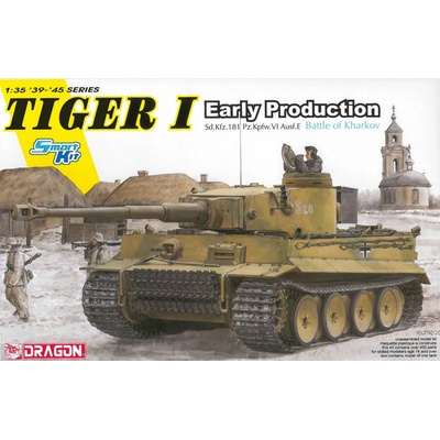 Dragon Model Kit tank 6950 Tiger I Early Production Battle of Kharkov Smart Kit 1:35