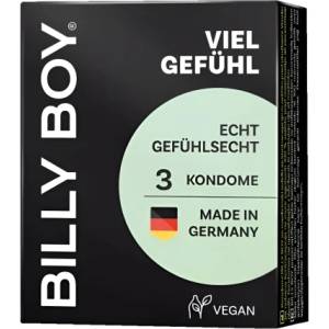 Billy Boy 9 бр. (3х3) Класически презервативи Billy Boy Viel Gefuhl