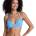 Roxy Paradise Wave Fixed Triangle bikini top - Blue (Silver Lake Blue Make A Splash)