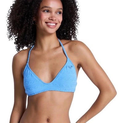 Roxy Paradise Wave Fixed Triangle bikini top - Blue (Silver Lake Blue Make A Splash)