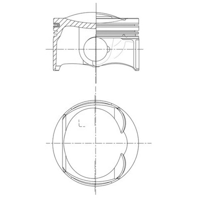 Piest MAHLE ORIGINAL 028 PI 00132 012 (028PI00132012)