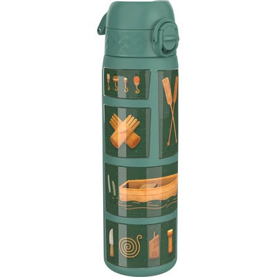 Термо бутилка за вода Ion8 Print, метална, 500ml, РИБОЛОВ (32117-А-РИБОЛОВ)