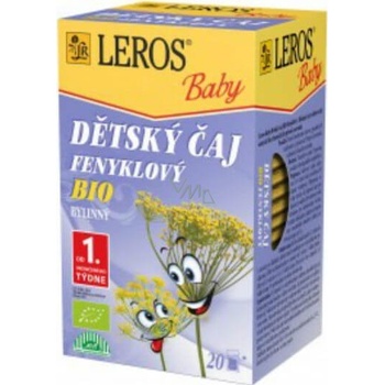 Leros baby Bio Fenyklový bylinný 20 x 1,5 g
