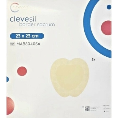 Zhende Medical Co., Ltd. clevesil border sacrum 23x23cm, obvaz z polyur. pěny se silikonovým rozhr