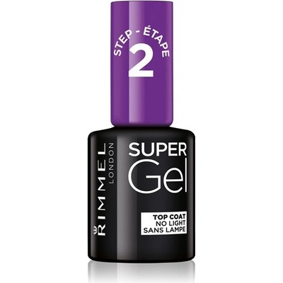 Rimmel London 60 Seconds vrchný ochranný lak na nechty s leskom 12 ml